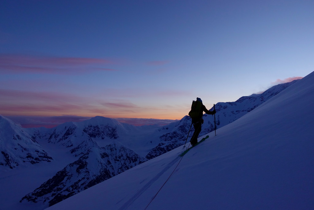 Sliding down the mountain on our arses, First skiing in the…